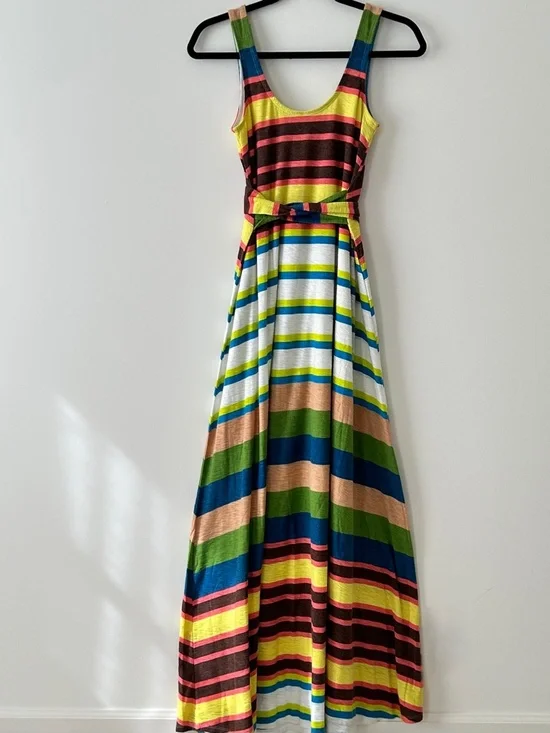 Anthropologie Plenty By Tracy Reese Striped Maxi Dress - Picture 9 of 16
